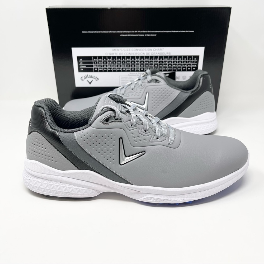 Callaway Solana TRX V2 Golf Shoes Grey White Men’s Size 9.5 (CG220GR)